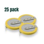25 Pack CR2032 Tabbed Cell Battery - NES/SNES/Genesis 1st Gen