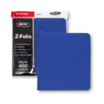 BCW Z-Fold 12 Pocket Holds 480 Cards Blue
