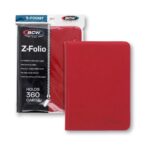 BCW Z-Fold 12 Pocket Holds 480 Cards Red
