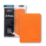 BCW Z-Fold 9 Pocket Holds 360 Cards Orange