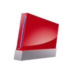 Red Wii With Stand