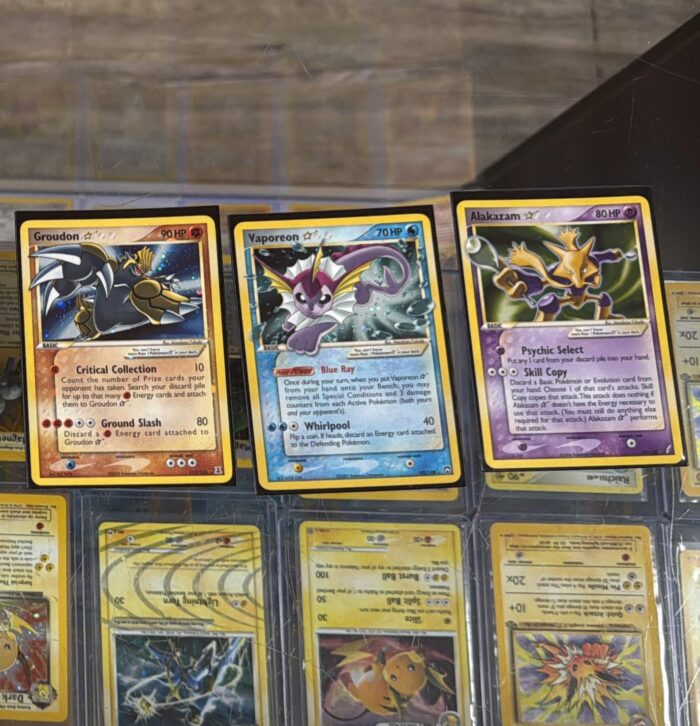 Pokémon EX Collection – Rayquaza ex, Groudon ex, Vaporeon ex & Mew Promo Cards - Image 3